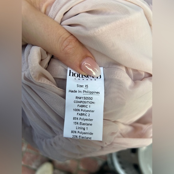 House Of Cb Freyja Dress in Pale Pink NEW - Picture 13 of 15